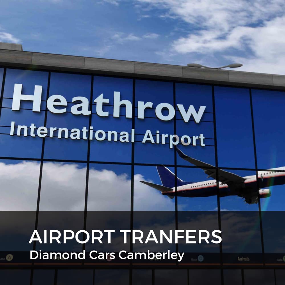 "Camberley Cabs: Your reliable link to the airport."