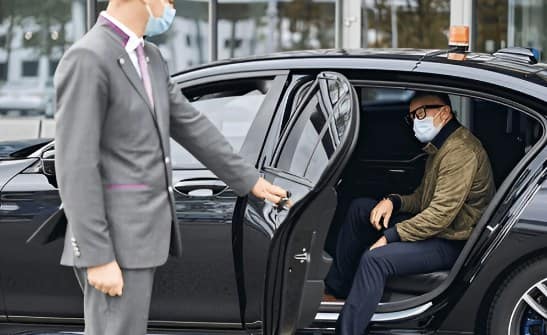Corporate taxi transfer in Camberley