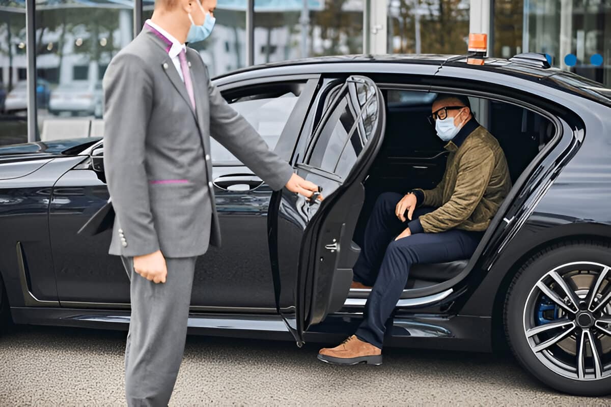Corporate taxi transfer in Camberley